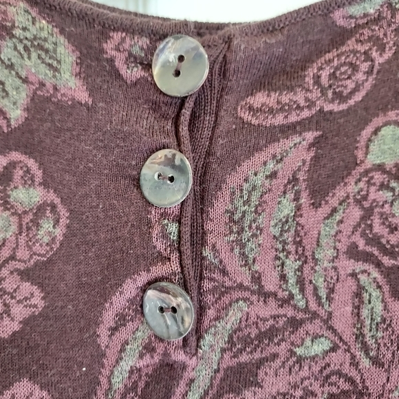 Peruvian Connection floral sweater dress S - Picture 3 of 10